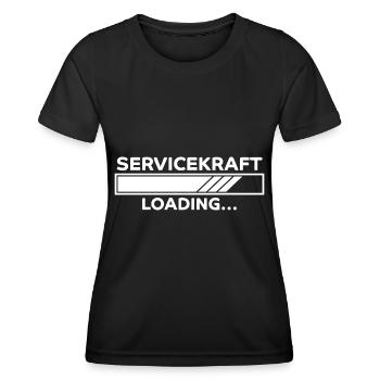Servicekraft Spruch Lustiges Servicekraft Geschenk - Frauen Funktions-T-Shirt - Schwarz - Vorne - AI Model Female 172 light (172cm)