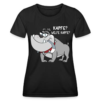 Kapfe? Welfe Kapfe? - Frauen Funktions-T-Shirt - Schwarz - Vorne - AI Model Female 172 light (172cm)