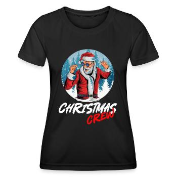 Christmas Crew for your Party - Women's Functional T-Shirt - black - Front - AI Model Female 172 light (172cm)