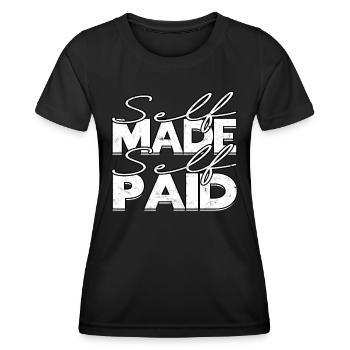 geschäftsführer chef geschenk geschenkidee arbeit - Frauen Funktions-T-Shirt - Schwarz - Vorne - AI Model Female 172 light (172cm)
