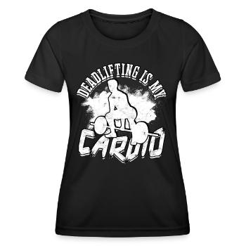 Deadlift Fitlochness Deadlift Gym - T-shirt sport Femme - noir - Devant - AI Model Female 172 light (172cm)