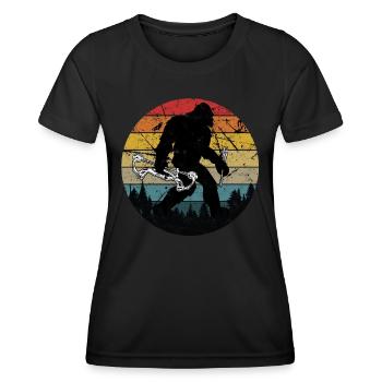 Bogenschießen Pfeil Hunter Bögen Jagd Bogenschütze - Frauen Funktions-T-Shirt - Schwarz - Vorne - AI Model Female 172 light (172cm)