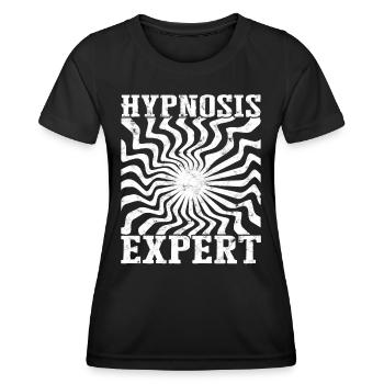 hypnose hypnotisch hypnotisieren hypnotiseur gesch - Frauen Funktions-T-Shirt - Schwarz - Vorne - AI Model Female 172 light (172cm)