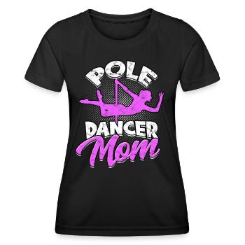Pole Dance Gift Dancer Gift Idea Fitness - T-shirt sport Femme - noir - Devant - AI Model Female 172 light (172cm)