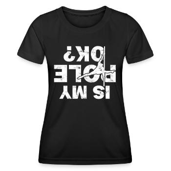 pole dance présent danseur cadeau idée remise en forme - T-shirt sport Femme - noir - Devant - AI Model Female 172 light (172cm)