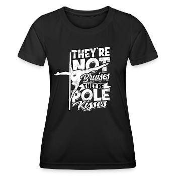 pole dance geschenk tänzerin geschenkidee fitness - Frauen Funktions-T-Shirt - Schwarz - Vorne - AI Model Female 172 light (172cm)