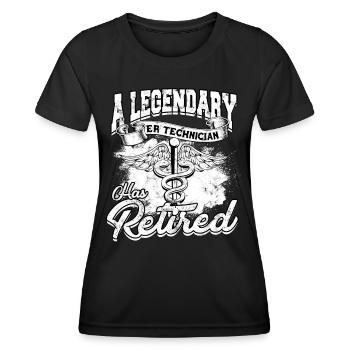 Emergency Department Nurse Hospital Hospitals - Women's Functional T-Shirt - black - Front - AI Model Female 172 light (172cm)