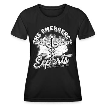 Emergency Department Nurse Hospital Hospitals - Women's Functional T-Shirt - black - Front - AI Model Female 172 light (172cm)