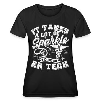 Emergency Department Nurse Hospital Hospitals - Women's Functional T-Shirt - black - Front - AI Model Female 172 light (172cm)