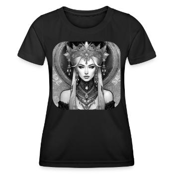 Femme fantastique mystique - T-shirt sport Femme - noir - Devant - AI Model Female 172 light (172cm)