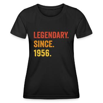 Legendary since 1956 - Frauen Funktions-T-Shirt - Schwarz - Vorne - AI Model Female 172 light (172cm)