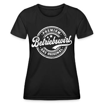 Betriebswirt Original Betriebswirte - Frauen Funktions-T-Shirt - Schwarz - Vorne - AI Model Female 172 light (172cm)