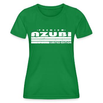 Azubi Limited Edition Ausbildung Abschluss - Frauen Funktions-T-Shirt - Kelly Green - Vorne - AI Model Female 172 dark (172cm)