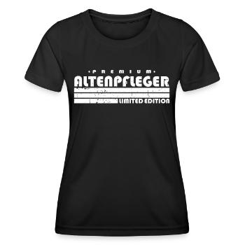 Altenpfleger Limited Edition Altenpflegerin - Frauen Funktions-T-Shirt - Schwarz - Vorne - AI Model Female 172 light (172cm)