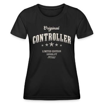 Controlling Limited Edition Lustiges Controller - Frauen Funktions-T-Shirt - Schwarz - Vorne - AI Model Female 172 light (172cm)