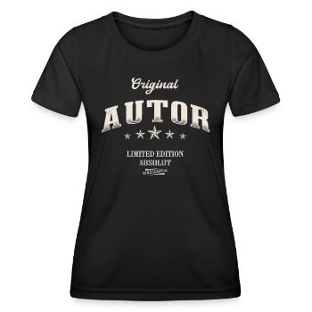 Autor Limited Edition Autoren - Frauen Funktions-T-Shirt - Schwarz - Vorne - AI Model Female 172 light (172cm)