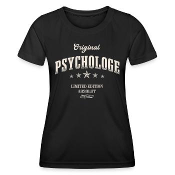 Psychologe Limited Edition Psychologie Psychologen - Frauen Funktions-T-Shirt - Schwarz - Vorne - AI Model Female 172 light (172cm)