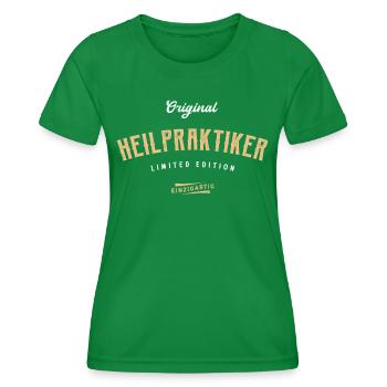 Heilpraktiker Limited Edition - Frauen Funktions-T-Shirt - Kelly Green - Vorne - AI Model Female 172 dark (172cm)