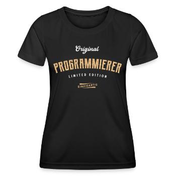Programmierer Limited Edition - Frauen Funktions-T-Shirt - Schwarz - Vorne - AI Model Female 172 light (172cm)