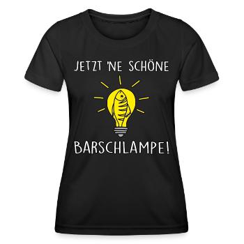 Barschlampe - Frauen Funktions-T-Shirt - Schwarz - Vorne - AI Model Female 172 light (172cm)