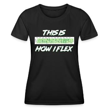 Programmeur Humour Coding Blagues Développeur - T-shirt sport Femme - noir - Devant - AI Model Female 172 light (172cm)