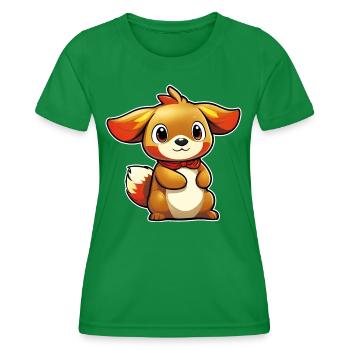 Cute little quokka - Women's Functional T-Shirt - kelly green - Front - AI Model Female 172 dark (172cm)
