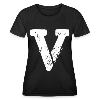 V for Vlone - Women's Functional T-Shirt - black - Front - AI Model Female 172 light (172cm)