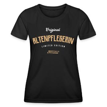 Altenpflegerin Limited Edition Altenpfleger - Frauen Funktions-T-Shirt - Schwarz - Vorne - AI Model Female 172 light (172cm)