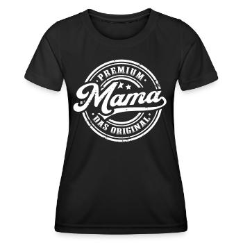 Mama Original Muttertag Lustiges Mutter - Frauen Funktions-T-Shirt - Schwarz - Vorne - AI Model Female 172 light (172cm)
