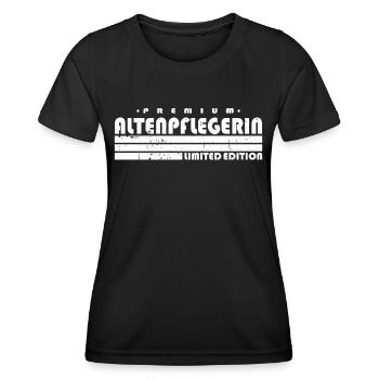 Altenpflegerin Limited Edition Altenpfleger - Frauen Funktions-T-Shirt - Schwarz - Vorne - AI Model Female 172 light (172cm)