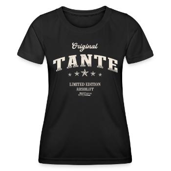 Tante Limited Edition Lustiges Tanten - Frauen Funktions-T-Shirt - Schwarz - Vorne - AI Model Female 172 light (172cm)