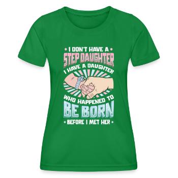 La fille est née par hasard. - T-shirt sport Femme - vert - Devant - AI Model Female 172 dark (172cm)