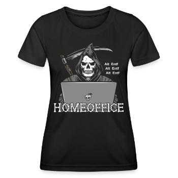 Reaper Homeoffice - Frauen Funktions-T-Shirt - Schwarz - Vorne - AI Model Female 172 light (172cm)
