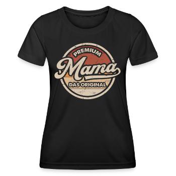 Mama Original Muttertag Lustig Mutter - Frauen Funktions-T-Shirt - Schwarz - Vorne - AI Model Female 172 light (172cm)