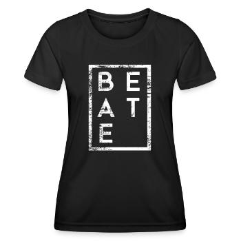Beate Minimalism - Women's Functional T-Shirt - black - Front - AI Model Female 172 light (172cm)
