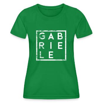 Gabriele Minimalism - Women's Functional T-Shirt - kelly green - Front - AI Model Female 172 dark (172cm)