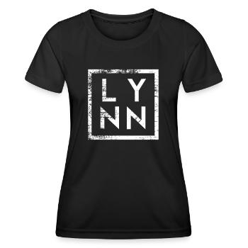 Lynn Minimalisme - T-shirt sport Femme - noir - Devant - AI Model Female 172 light (172cm)