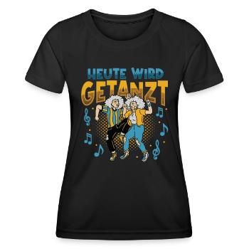 Heute Wird Getanzt, Thema Tanzen - Frauen Funktions-T-Shirt - Schwarz - Vorne - AI Model Female 172 light (172cm)