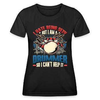 Ich Hasse Es, Sexy Zu Sein - Frauen Funktions-T-Shirt - Schwarz - Vorne - AI Model Female 172 light (172cm)
