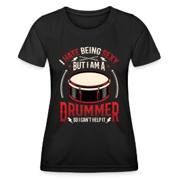 Ich Hasse Es, Sexy Zu Sein - Frauen Funktions-T-Shirt - Schwarz - Vorne - AI Model Female 172 light (172cm)