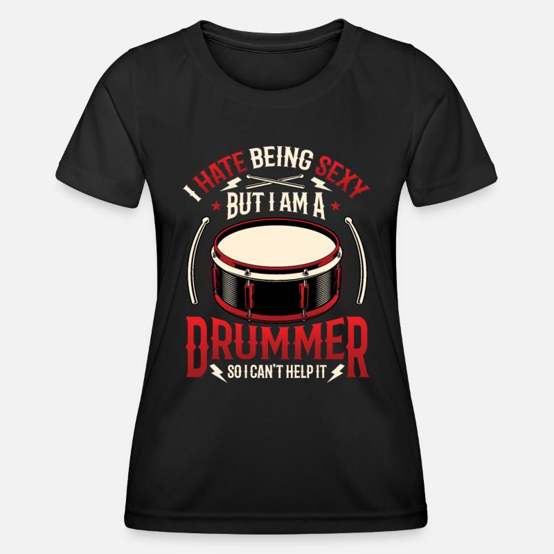 I hate being sexy - Women's Functional T-Shirt - black