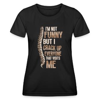 I'm not funny - Women's Functional T-Shirt - black - Front - AI Model Female 172 light (172cm)