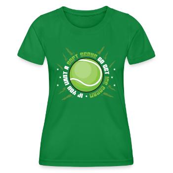 Wenn Sie Ein Softeis Wollen, Holen Sie Sich Eins - Frauen Funktions-T-Shirt - Kelly Green - Vorne - AI Model Female 172 dark (172cm)