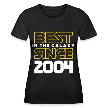 Best of the Galaxy 2004 18 years anniversary - Women's Functional T-Shirt - black - Front - AI Model Female 172 light (172cm)