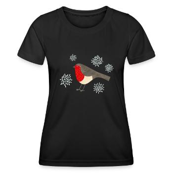 Robin - Women's Functional T-Shirt - black - Front - AI Model Female 172 light (172cm)