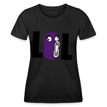 lol - Frauen Funktions-T-Shirt - Schwarz - Vorne - AI Model Female 172 light (172cm)