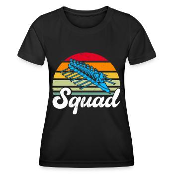 Mannschaft Ruderer Ruderer Rudern Geschenk - Frauen Funktions-T-Shirt - Schwarz - Vorne - AI Model Female 172 light (172cm)
