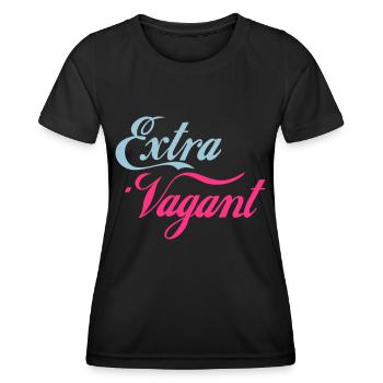 Extra Vagant - Frauen Funktions-T-Shirt - Schwarz - Vorne - AI Model Female 172 light (172cm)