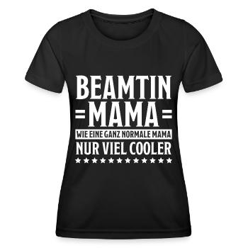 Beamtin Spruch Verbeamtung Büro Beamtin Geschenk - Frauen Funktions-T-Shirt - Schwarz - Vorne - AI Model Female 172 light (172cm)