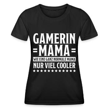 Gamerin Spruch Videospiel Sprüche Gamerin Geschenk - Frauen Funktions-T-Shirt - Schwarz - Vorne - AI Model Female 172 light (172cm)